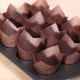Mini Tulip muffin cups brown