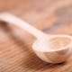 Wooden salt spoon