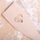 Wooden spatula with heart