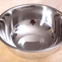 Small mixing bowls - stainless steel