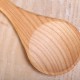 Round spoon cherry wood
