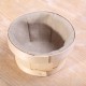 Rijsmandje van hout met linnen- 250 - 500g Rond