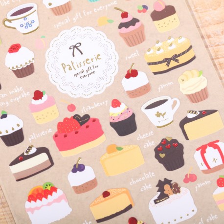 Leugen Verwachting Pekkadillo Thema decoratie stickers: Taart - Weekend Bakery