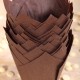 Tulip muffin cups chocolate brown - Ø bodem 5 cm - 24 stuks