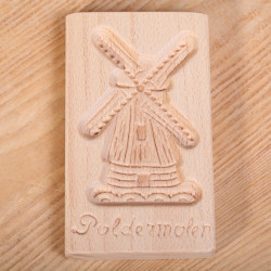 Speculaasplank Poldermolen 15 cm