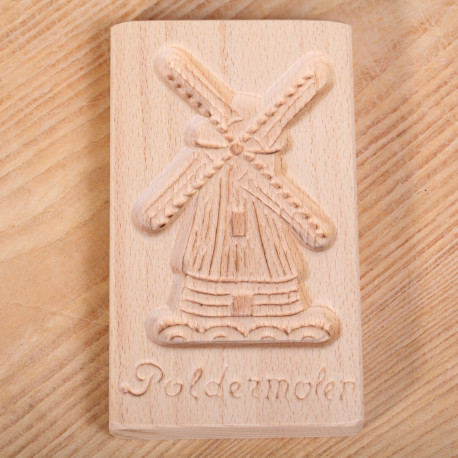 Speculaasplank Poldermolen 15 cm