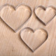 Koekjes uitsteekset -  Set van 3 harten