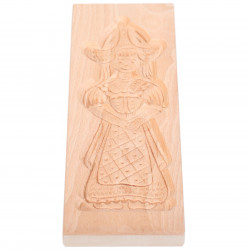 Cookie mold Girl from Volendam beech wood 32 cm