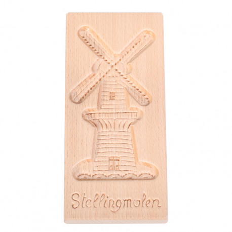 Speculaasplank Stellingmolen groot  23.5 cm