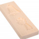 Wooden cookie mold Bell & Flower