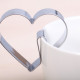 Cookie cutter - Heart hang on cup