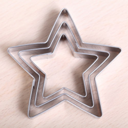 Cookie cutter set - 3 Star set