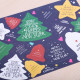Merry Christmas gift tags color