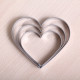 Cookie cutter set - 3 Heart set