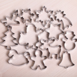 Cookie cutter set- Santa's big cookie christmas