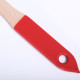 Bakkwastje 2.5 cm met houten handvat rood