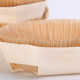 Bakeable octagonal wooden basket with paper inlay