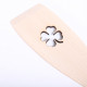 Wooden spatula with Four-leaf clover
