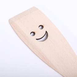 Wooden spatula with Happy face