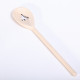 Wooden Spoon with Flames