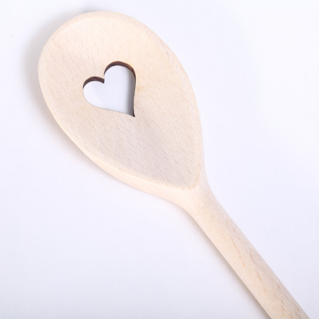 Wooden Spoon with Heart