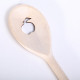 Wooden Spoon with Apple - oval