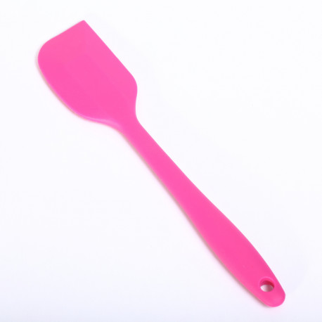 Siliconen spatel klein en handig - Fuchsia