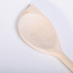 Wooden Spoon with pointy tip - oval shape