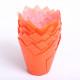 Tulip muffin cups Oranje! - Ø bodem 5 cm - 24 stuks