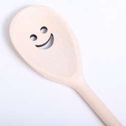 Wooden Spoon with Happy face - oval - Today!
