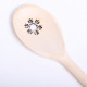 Wooden Spoon with Snowflake