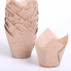 Tulip muffin cups Cacao papier - Ø bodem 5 cm - 48 stuks