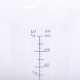 Measuring jug 0.5 liter plastic transparent