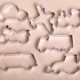 Cookie cutter set - Transport