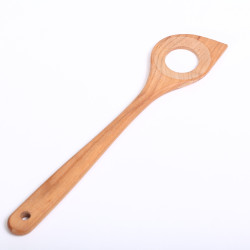 Risottolepel met puntje -  kersenhout