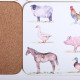 Coasters farmyard animals