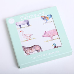 Coasters farmyard animals