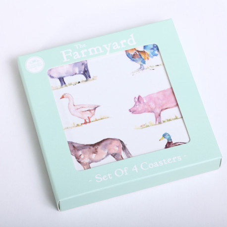 Coasters farmyard animals