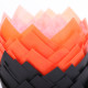 Tulip muffin cups Halloween - orange & black