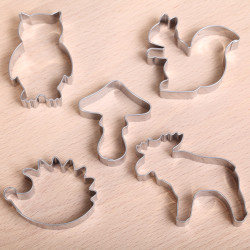 Cookie cutter set - Forest Animals