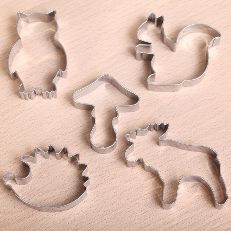 Cookie cutter set - Forest Animals