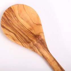 Spoon olive wood with round handle