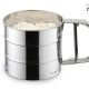 Flour and sugar sifter - stainless steel