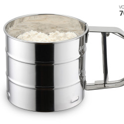 Flour and sugar sifter - stainless steel