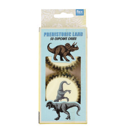 Cupcake vormpjes 'Prehistoric Land' - 50 stuks