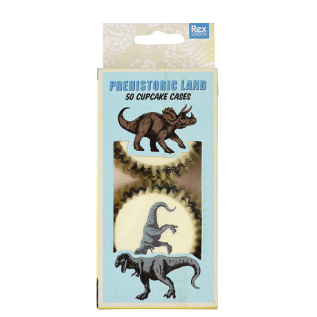 Cupcake cases 'Prehistoric Land' - 50 pcs