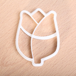 Cookie cutter - 3D Tulip  big -  8.5 x 6 cm