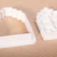 3D uitsteekvorm -  Grachtenpandje - Trapgevel 2-delig