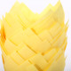 Tulip muffin cups Yellow - Bottom Ø 5cm / 2 inches