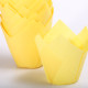 Tulip muffin cups lente-geel - bodem Ø5cm - 24 stuks
